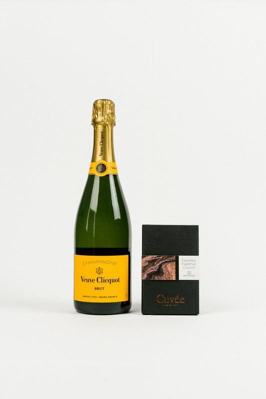 Veuve Champagne and Chocolate Gift