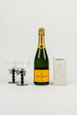 Veuve, Champagne Glasses & Chocolate Gift